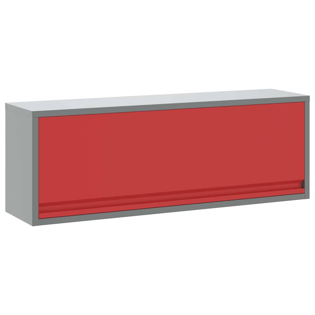 Ormar za alate s pohranom Crvena i siva 100 x 25 x 35 cm