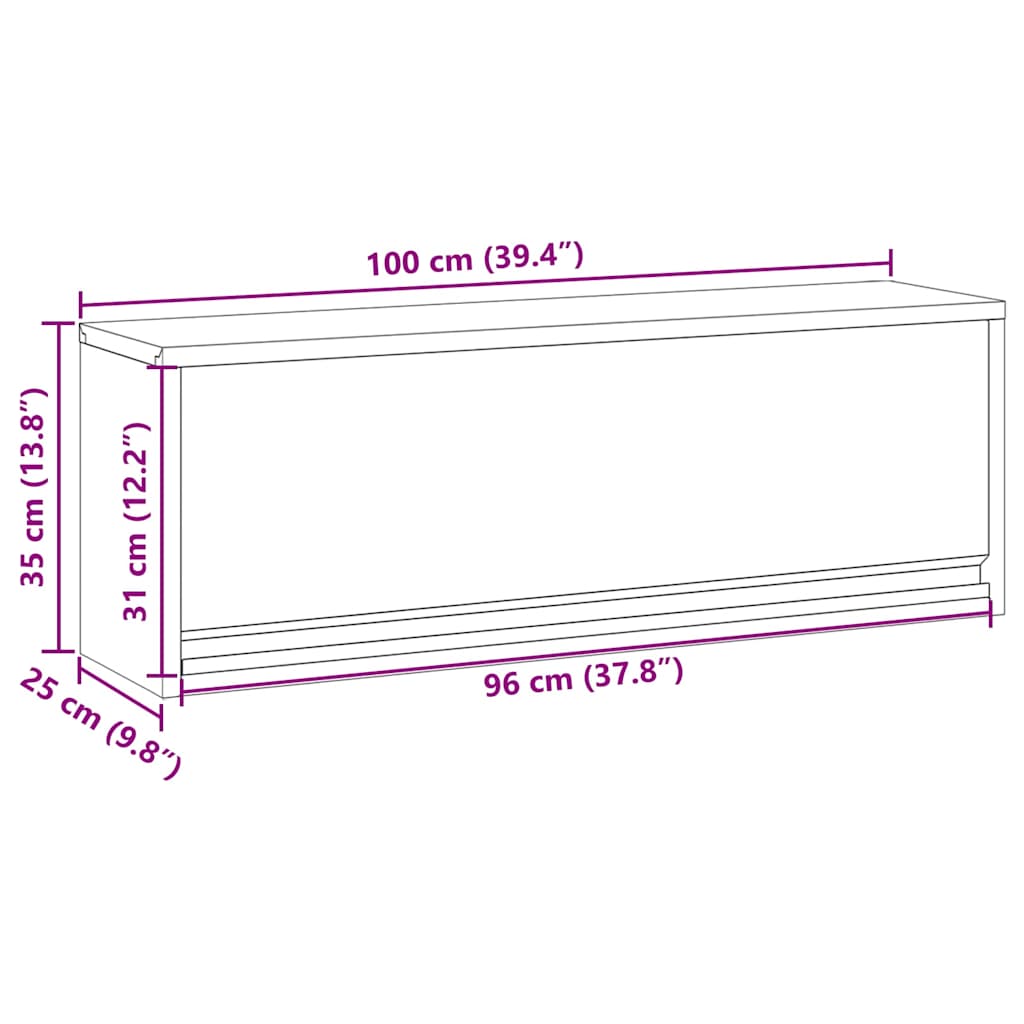 Ormar za alate s pohranom Crvena i siva 100 x 25 x 35 cm