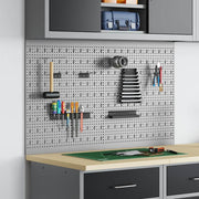 Panel za alate 2 pcs Siva 100 x 1 x 60 cm