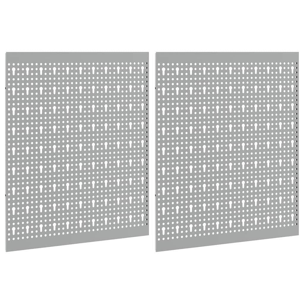 Panel za alate 2 pcs Siva 100 x 1 x 60 cm