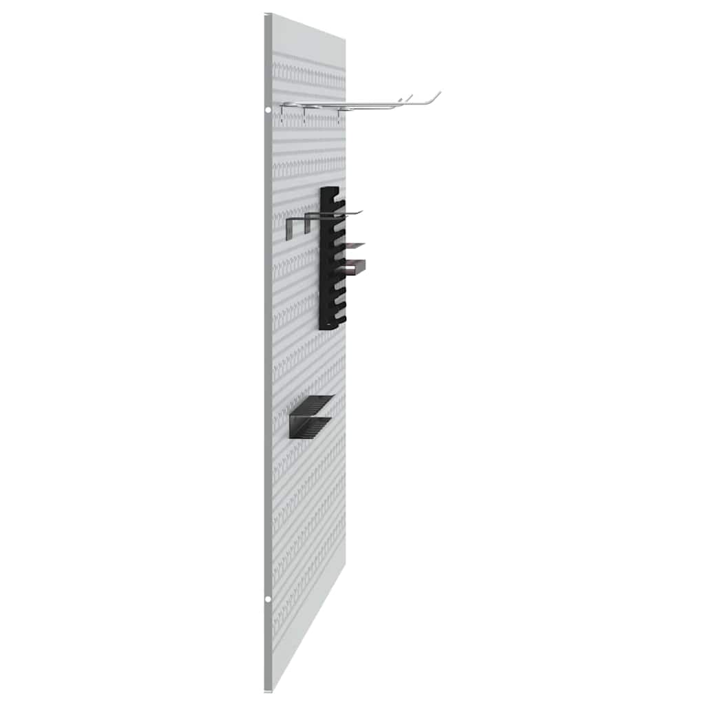 Panel za alate 2 pcs Siva 100 x 1 x 80 cm
