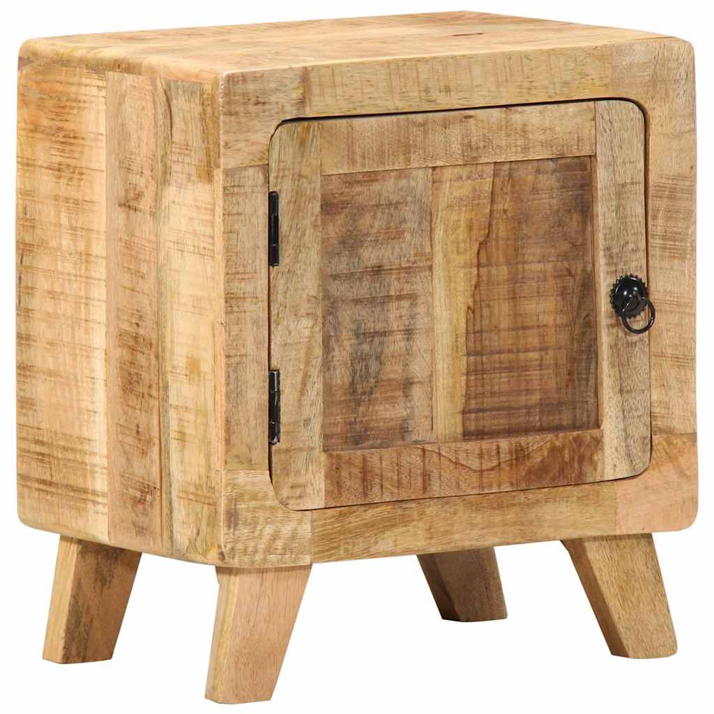 Noćni ormarić 2 kom 40x32x46 cm puno drvo grubo mango
