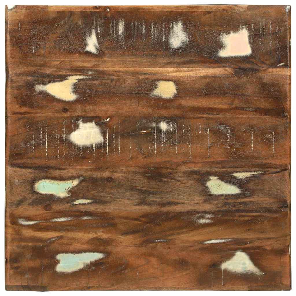 Kava Stol Šareni 50 x 50 x 35 cm Čvrsto drvo iz reciklaže