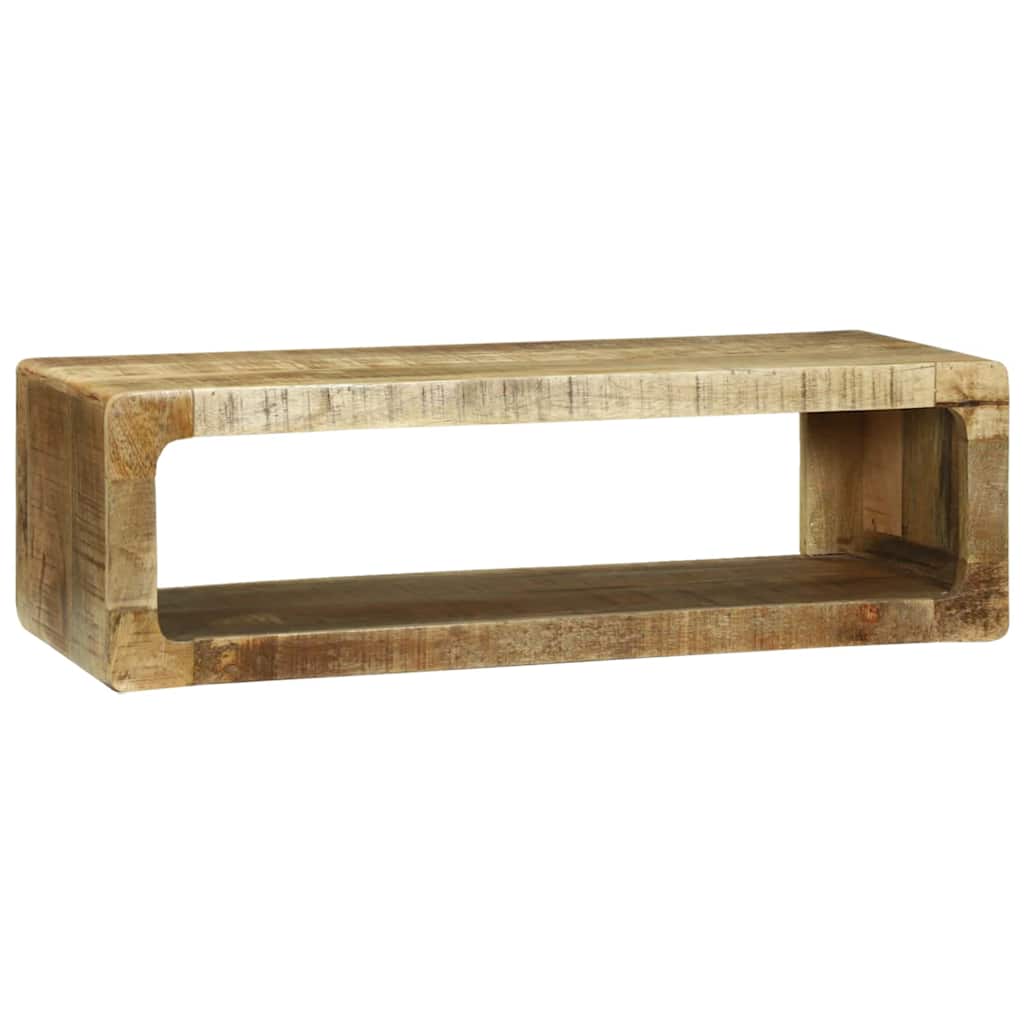 TV ormar s policom Smeđa 80 x 30 x 25 cm Čvrsto drvo manga
