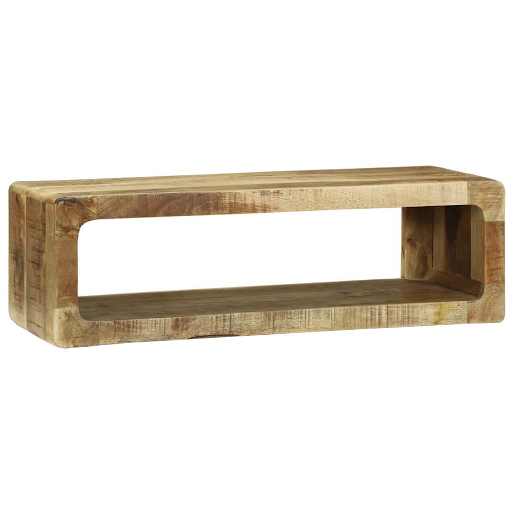 TV ormar s policom Smeđa 80 x 30 x 25 cm Čvrsto drvo manga