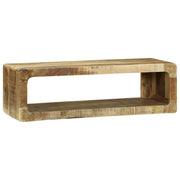 TV ormar s policom Smeđa 80 x 30 x 25 cm Čvrsto drvo manga