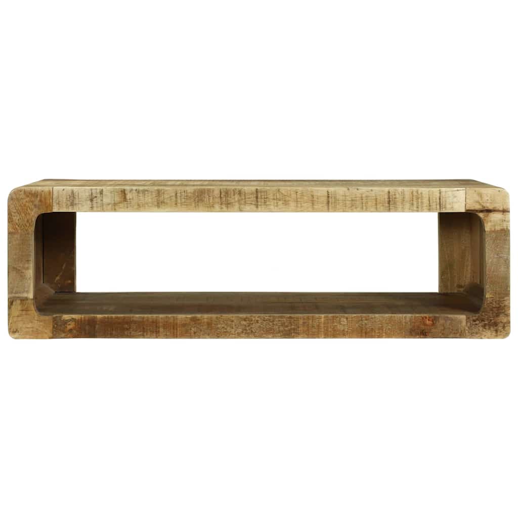TV ormar s policom Smeđa 80 x 30 x 25 cm Čvrsto drvo manga