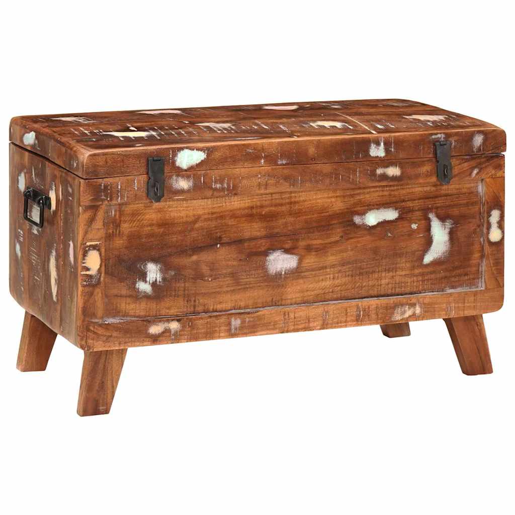 Kutija za spremanje 70 x 35 x 40 cm masivno obnovljeno drvo