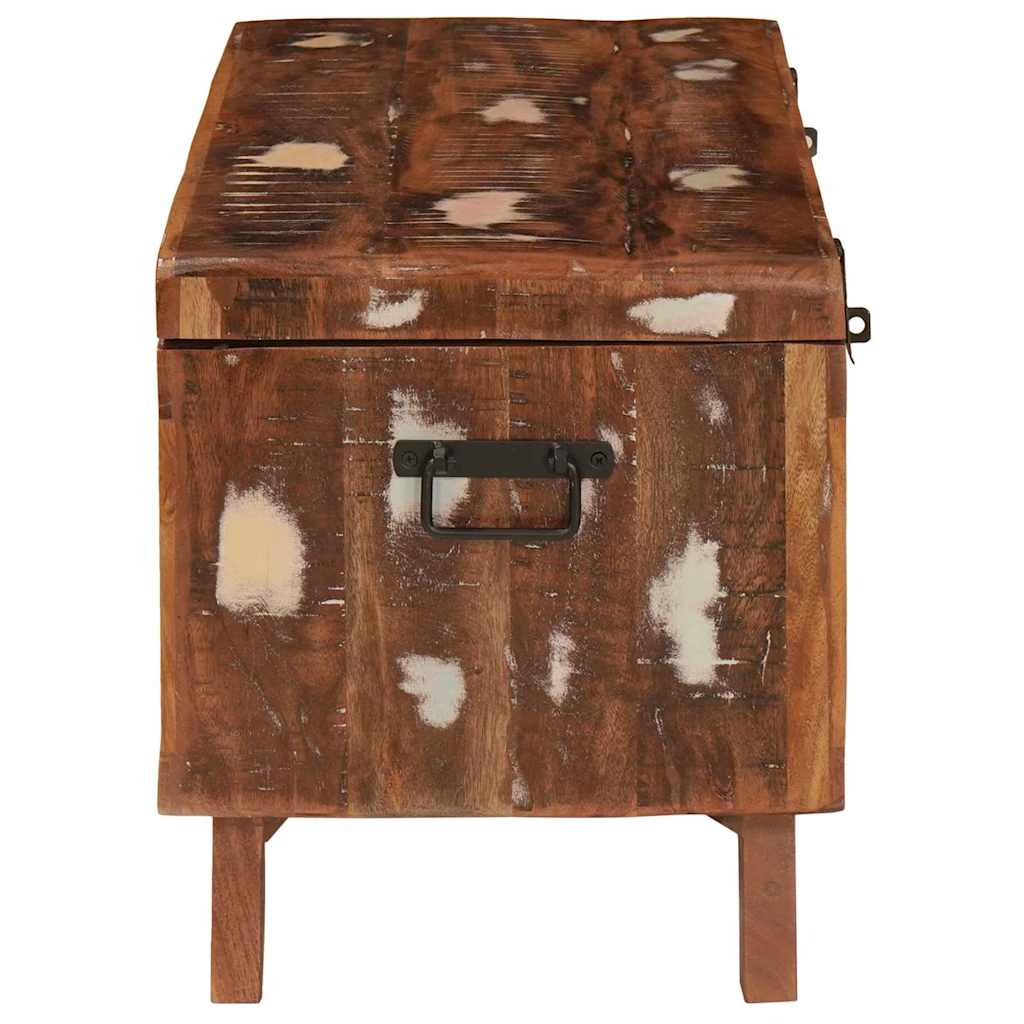 Kutija za spremanje 70 x 35 x 40 cm masivno obnovljeno drvo