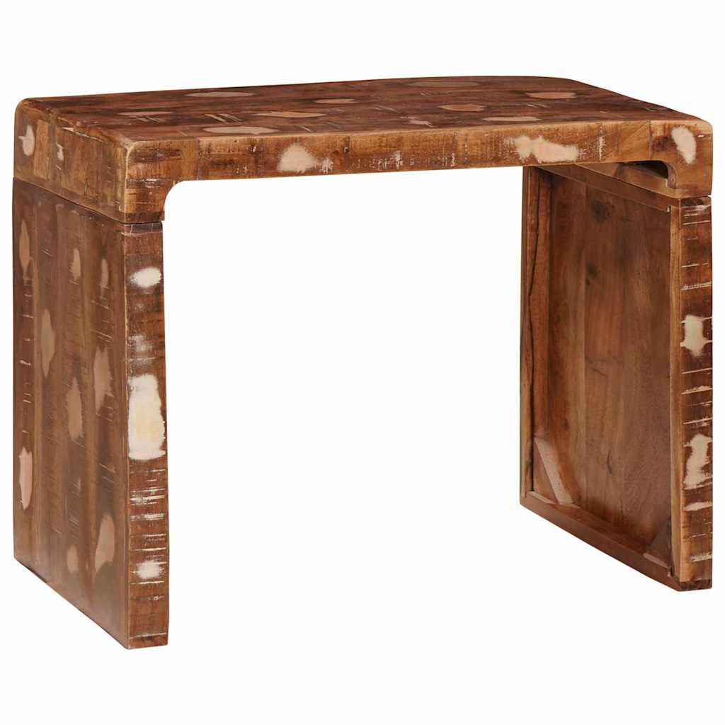 Konačna Stolić Smeđa 60 x 35 x 46 cm Čvrsto drvo iz reciklaže