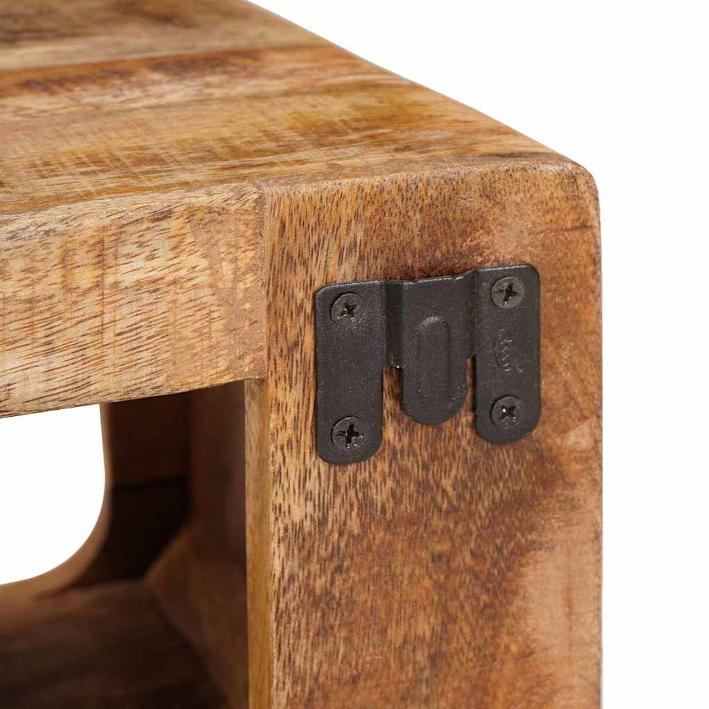 Noćni ormarić 2 pcs Smeđa 45 x 30 x 24 cm Čvrsto drvo manga