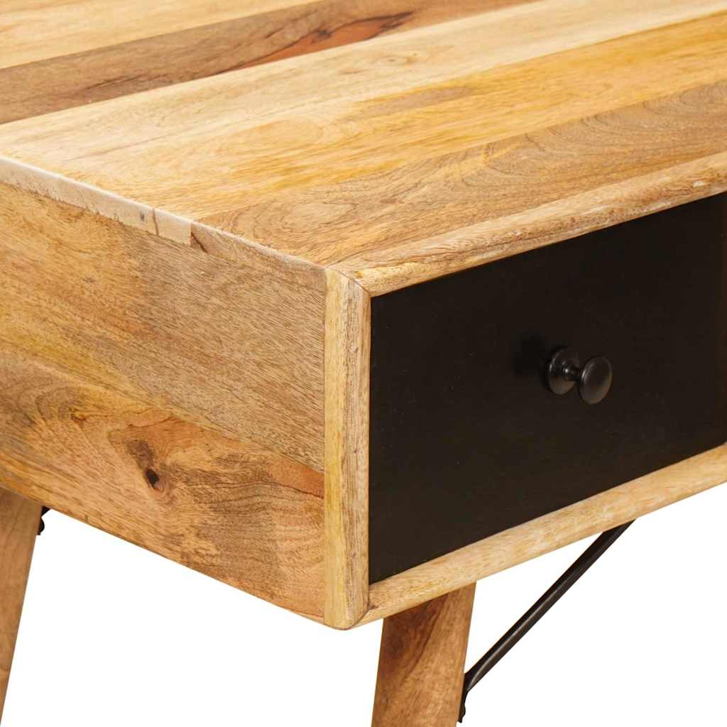 Radni stol s ladicama Smeđa 110 x 55 x 76 cm Čvrsto drvo manga