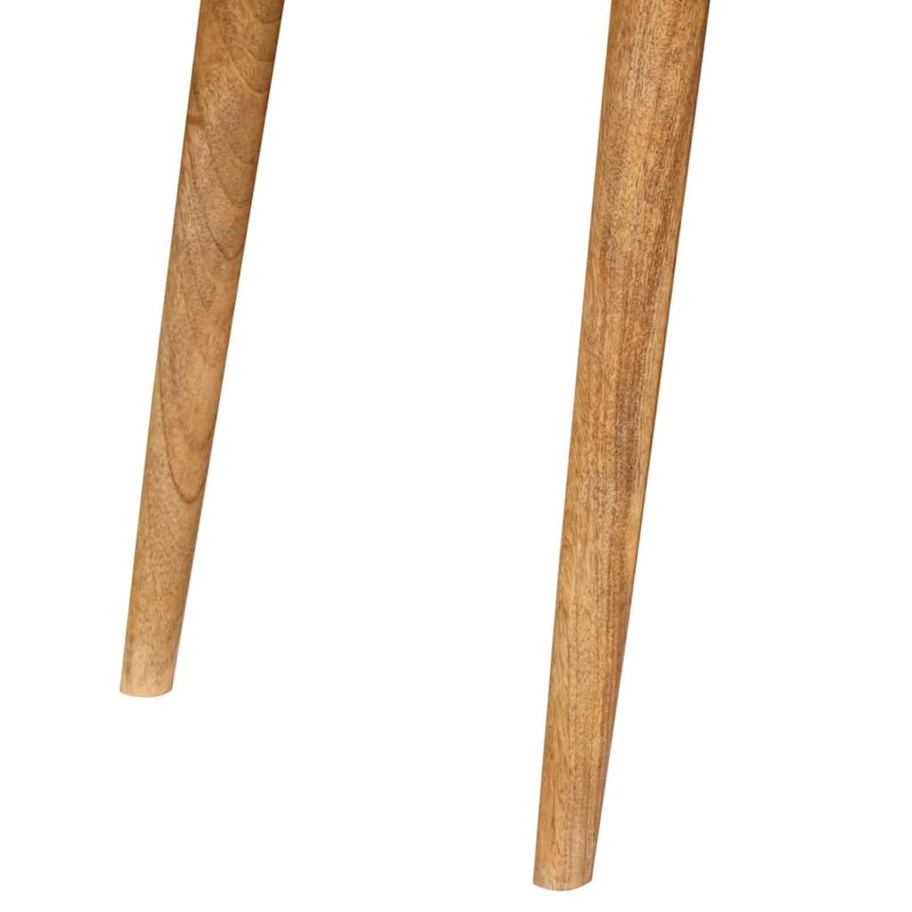 Radni stol s ladicama Smeđa 110 x 55 x 76 cm Čvrsto drvo manga