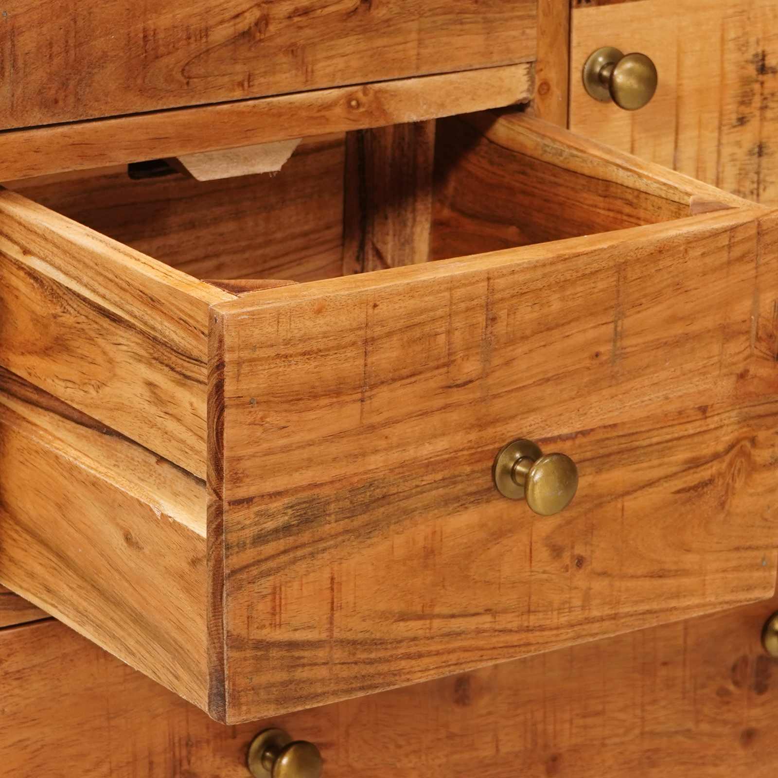 Komoda s ladicama Prirodna 55 x 30 x 90 cm Čvrsto drvo akacije