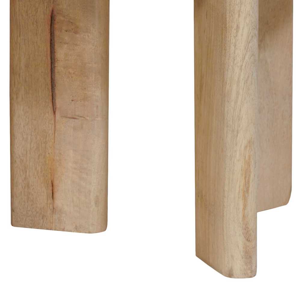 Stolovi za kavu na sklapanje 2 pcs Crna Čvrsto drvo manga