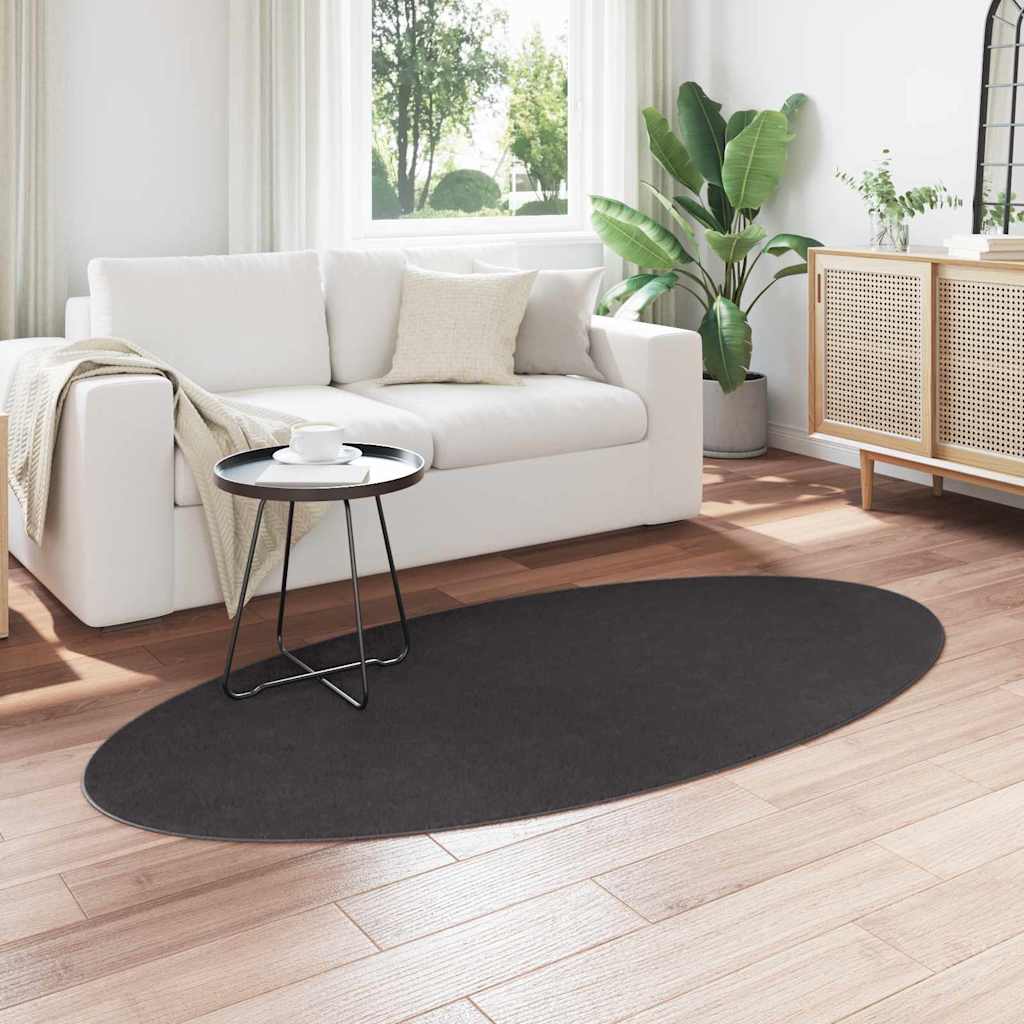 Tepisi za područja HUARTE Antracit 100 x 200 cm 100% poliester