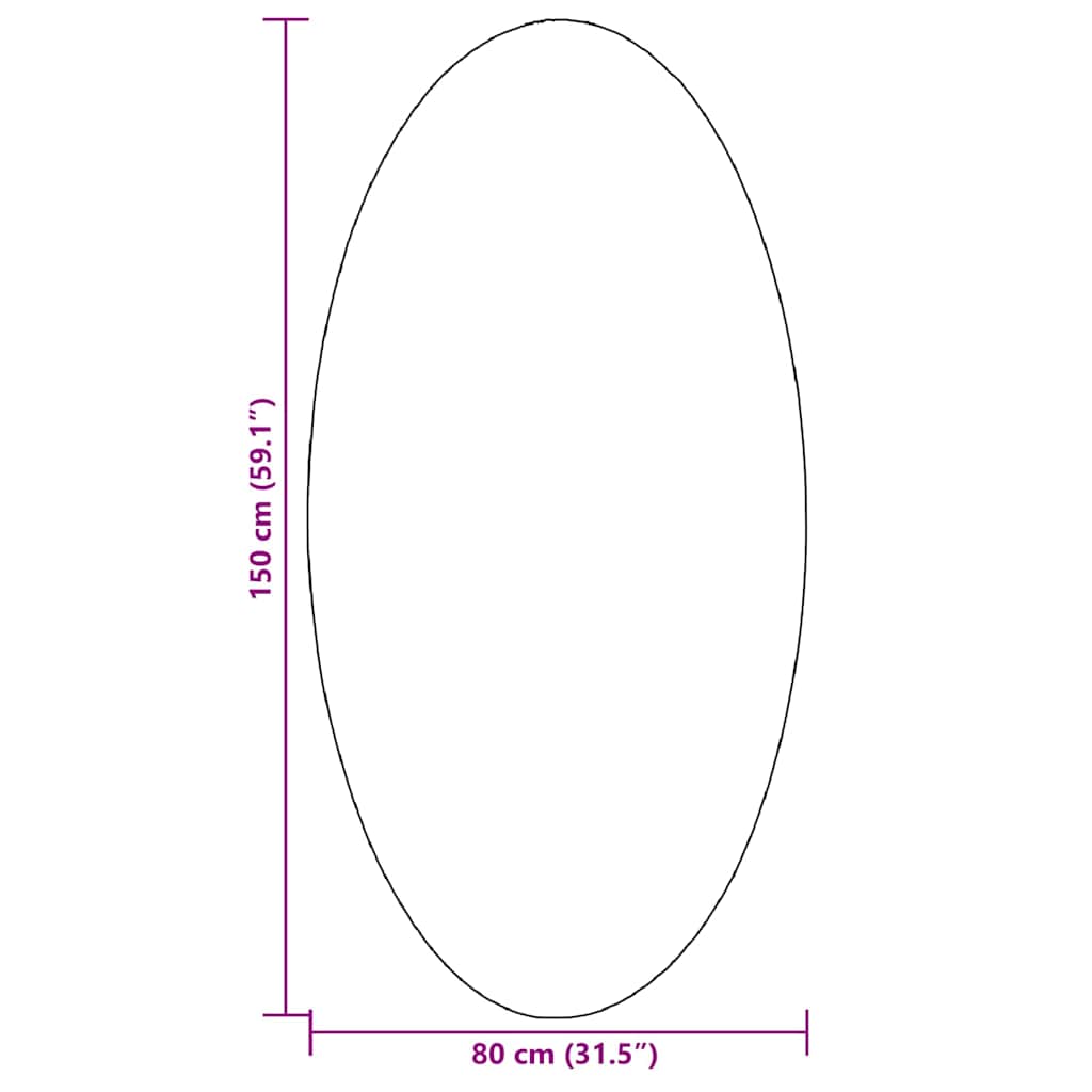 Tepisi za područja Ovalni HUARTE Crna 80 x 150 cm