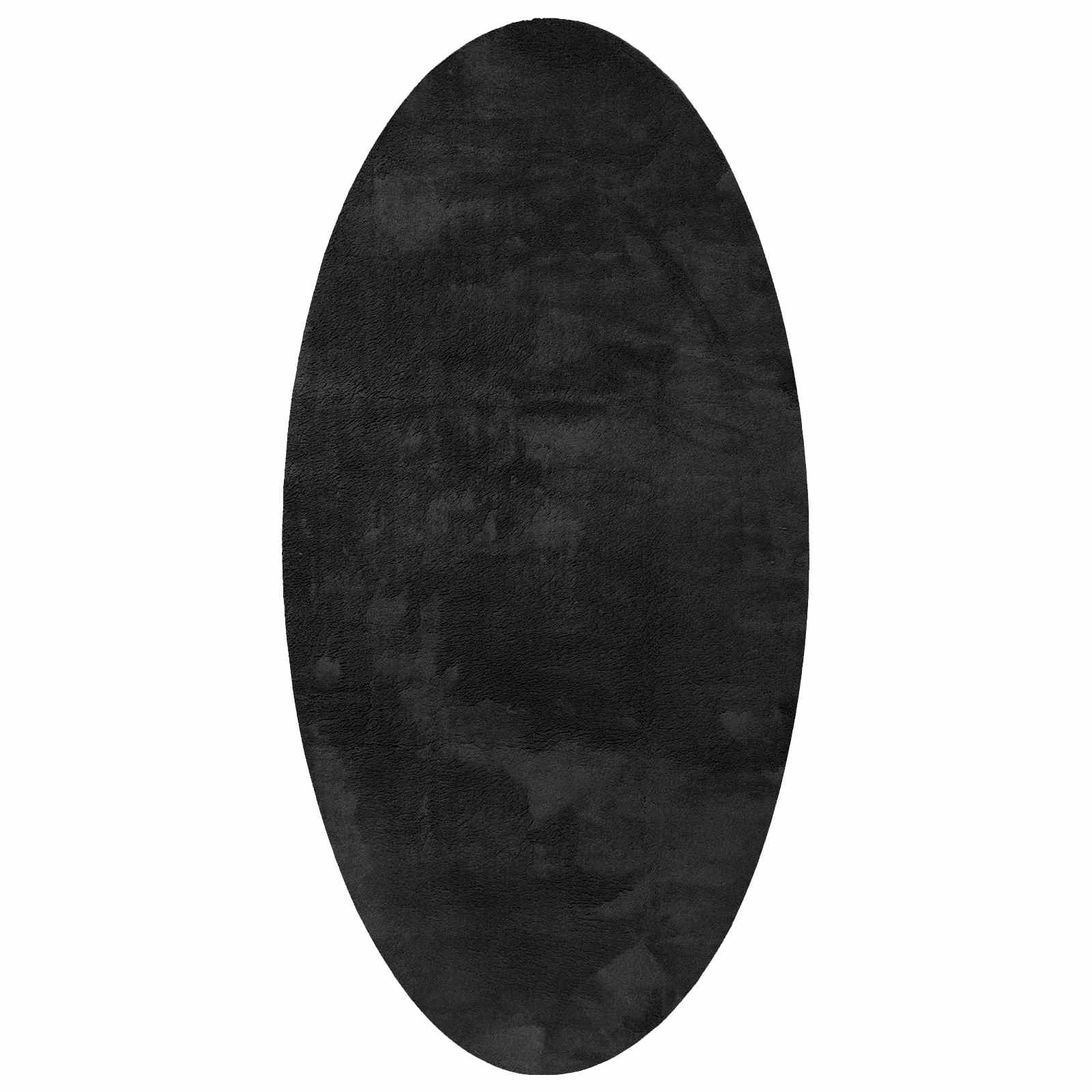 Tepisi za područja HUARTE Crna 100 x 200 cm 100% poliester