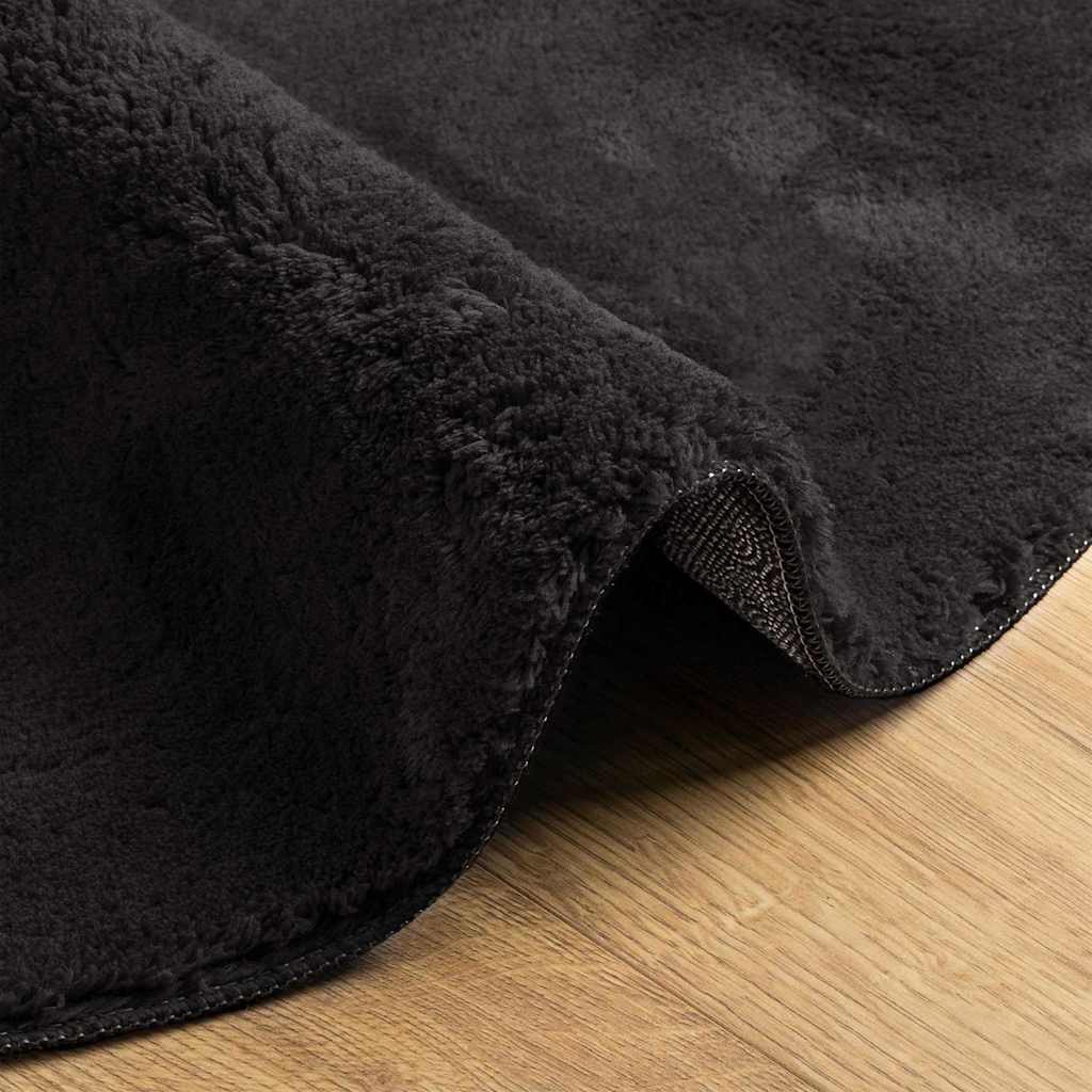 Tepisi za područja HUARTE Crna 120 x 170 cm 100% poliester
