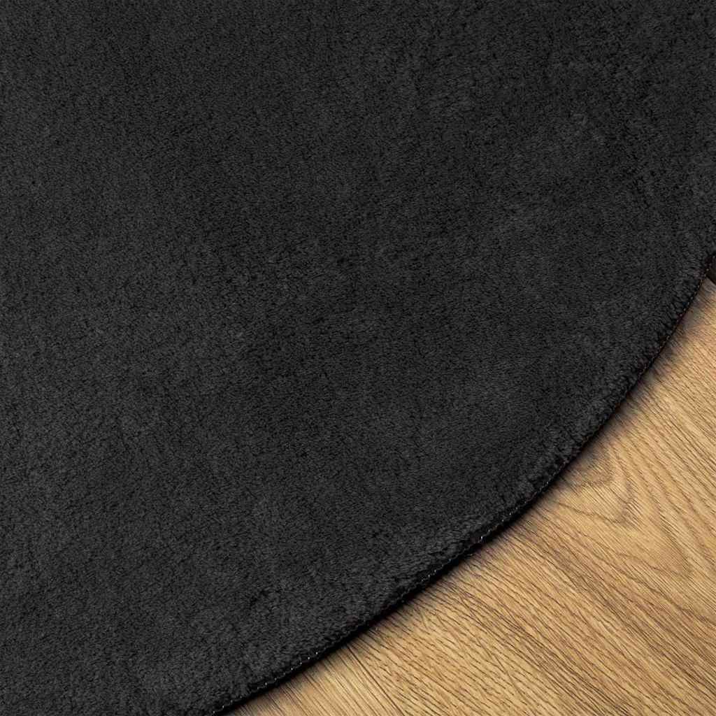 Tepisi za područja HUARTE Crna 100 x 200 cm Poliester