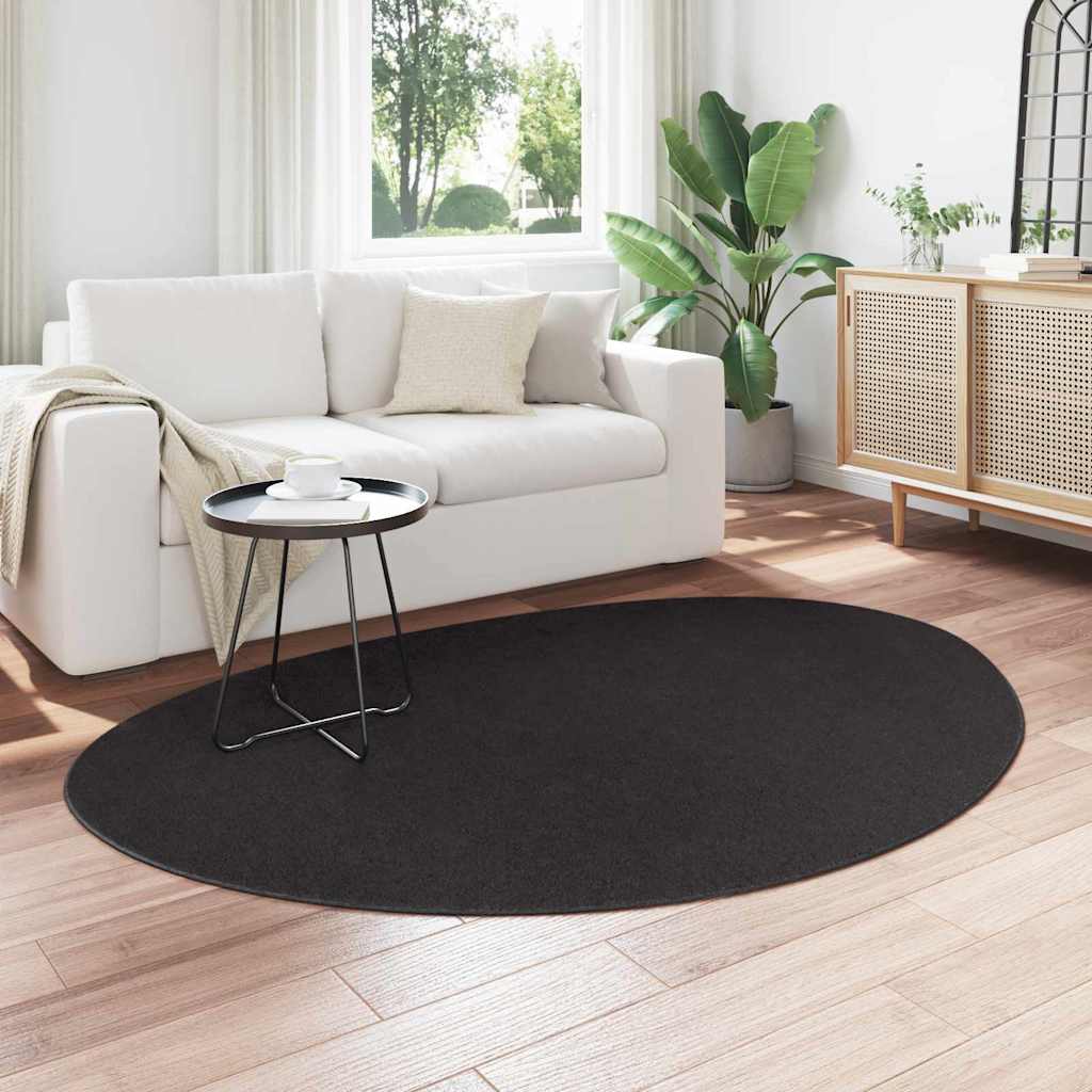 Tepisi za područja HUARTE Crna 140 x 200 cm Poliester