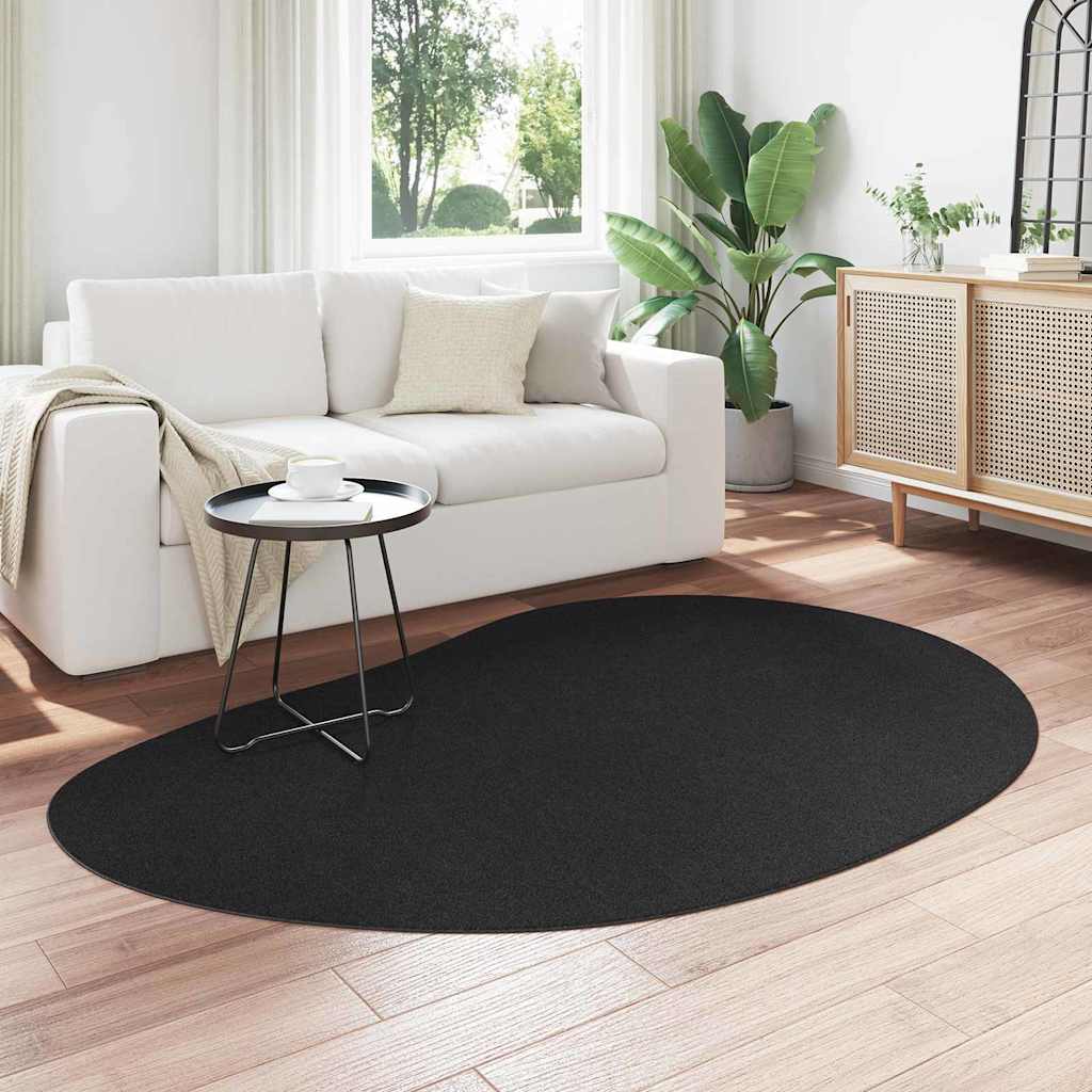 Tepisi za područja HUARTE Crna 140 x 200 cm Poliester