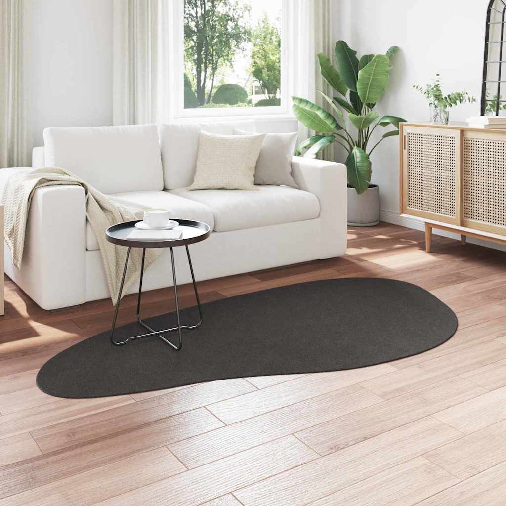Tepisi za područja HUARTE Antracit 100 x 200 cm Poliester