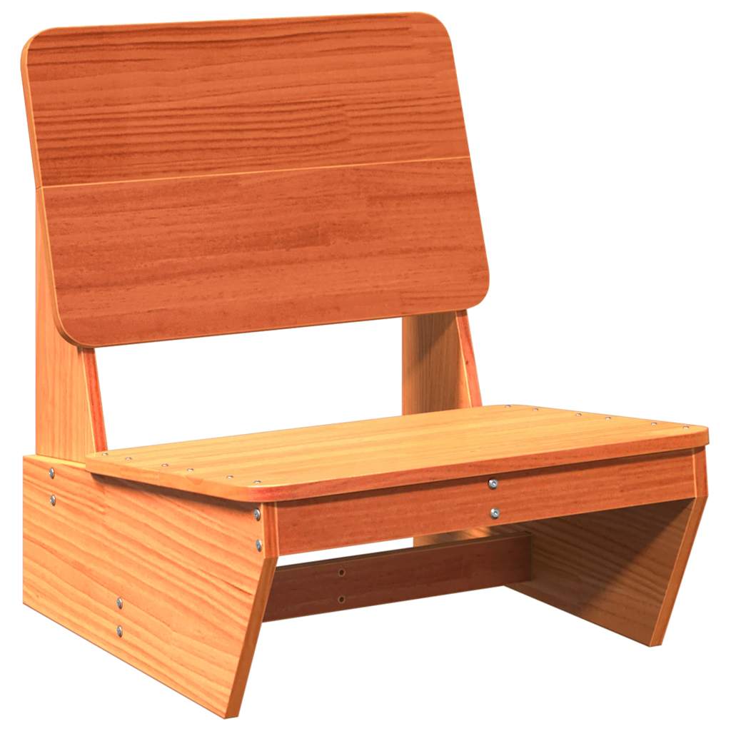 Vrtna stolica voštano smeđa 60x64x70,5 cm od masivne borovine