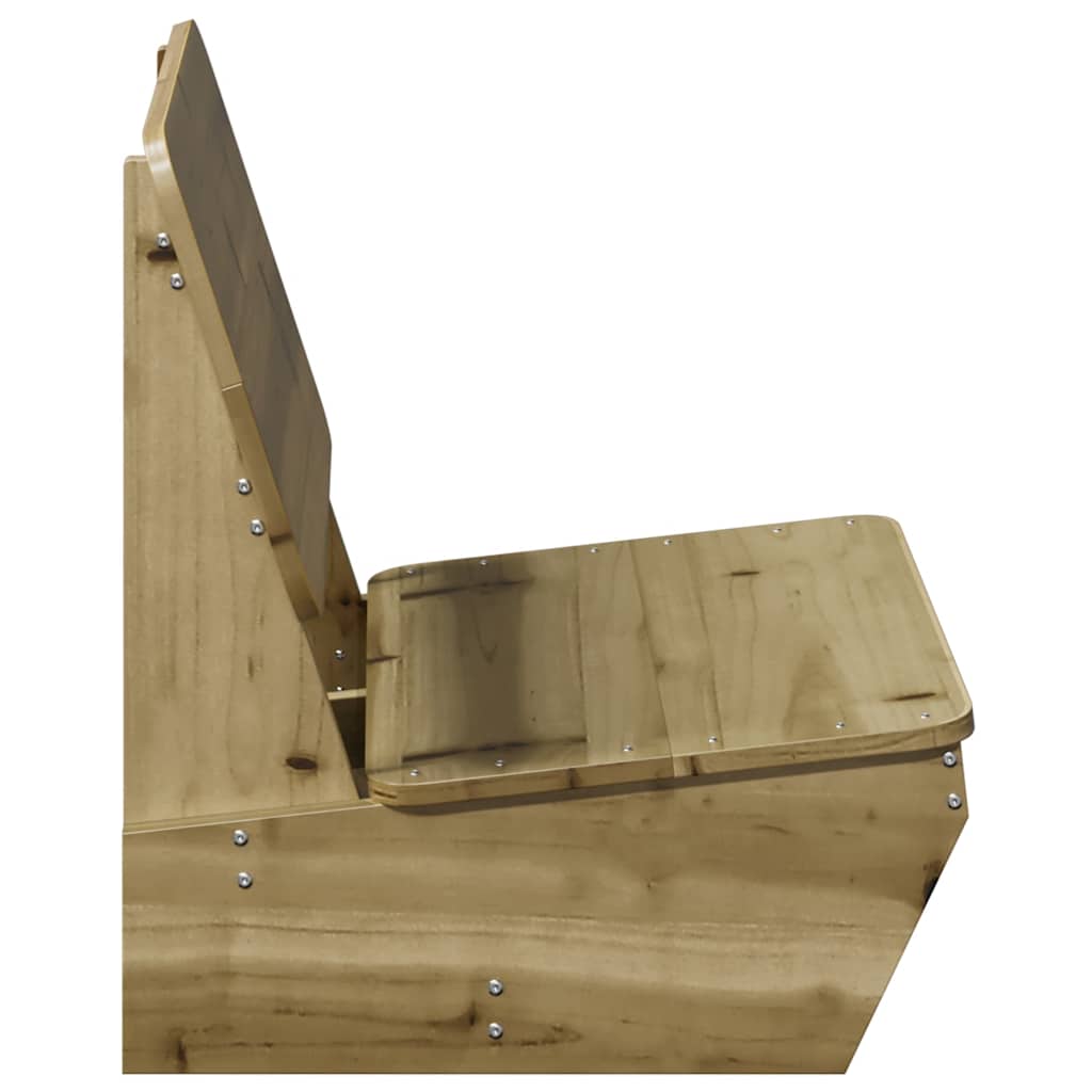 Vrtne stolice 2 kom 60x64x70,5 cm od impregnirane borovine
