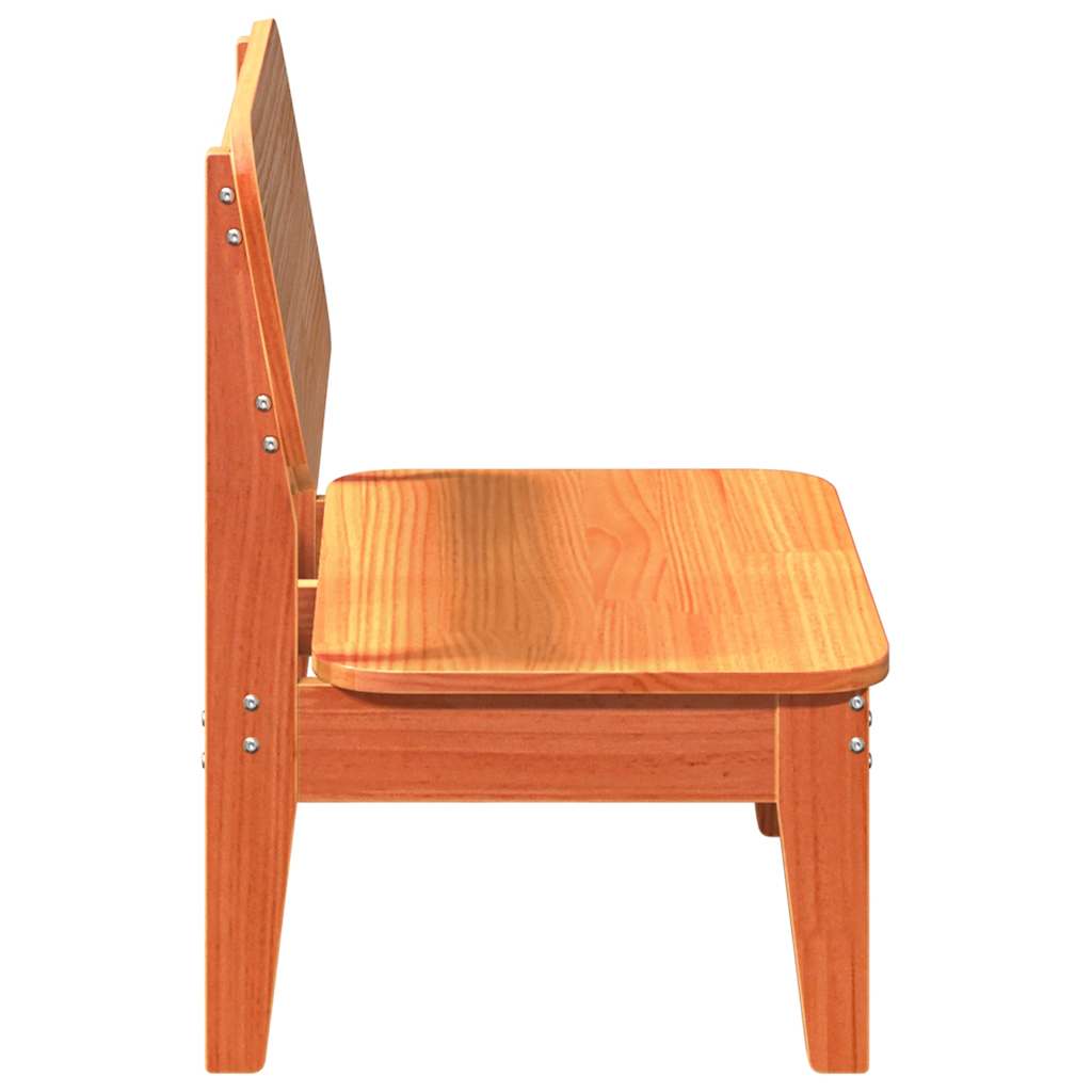 Vrtne stolice 2 kom voštano smeđe 60x52,5x72 cm borovine