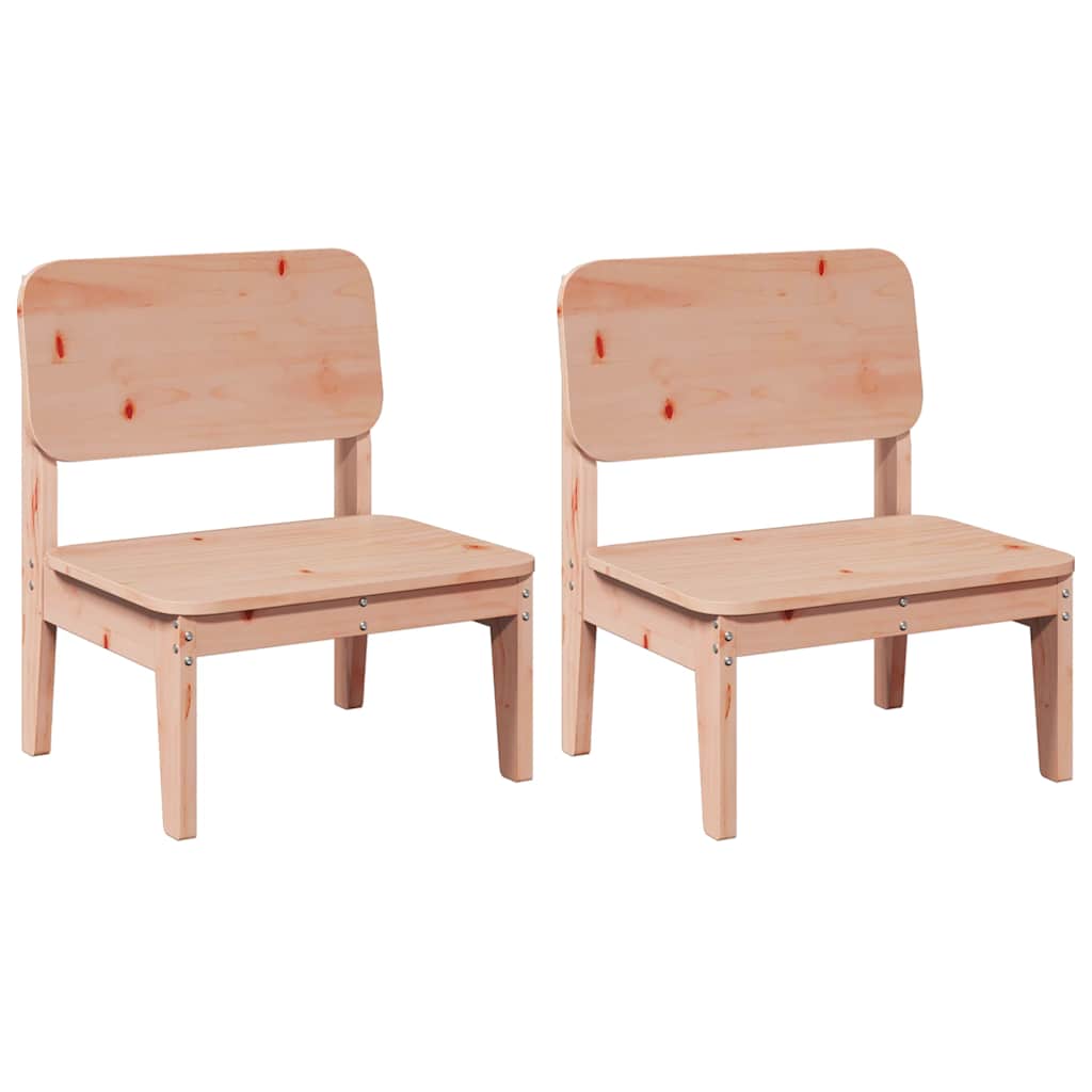 Vrtne stolice 2 kom 60x52,5x72 cm od masivnog drva duglazije