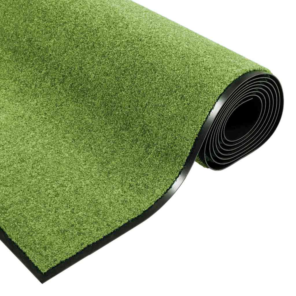 Otirač Ostalo Zelena i crna 120 x 300 cm Poliamid i PVC