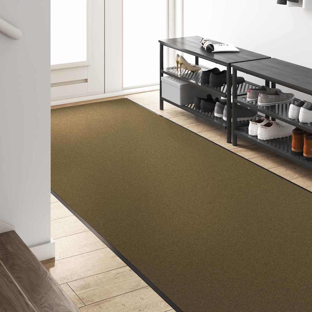 Otirač Ostalo Smeđa i crna 120 x 350 cm Poliamid i PVC