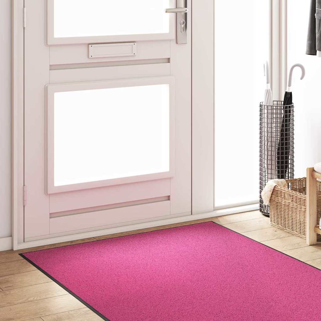 Otirač Ružičasta i crna 120 x 250 cm 100% poliamid