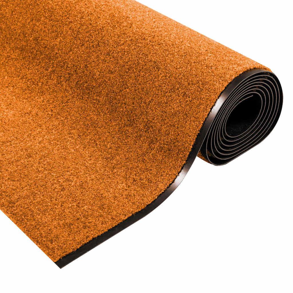 Otirač Ostalo Narančasta i Crna 120 x 400 cm Poliamid i PVC