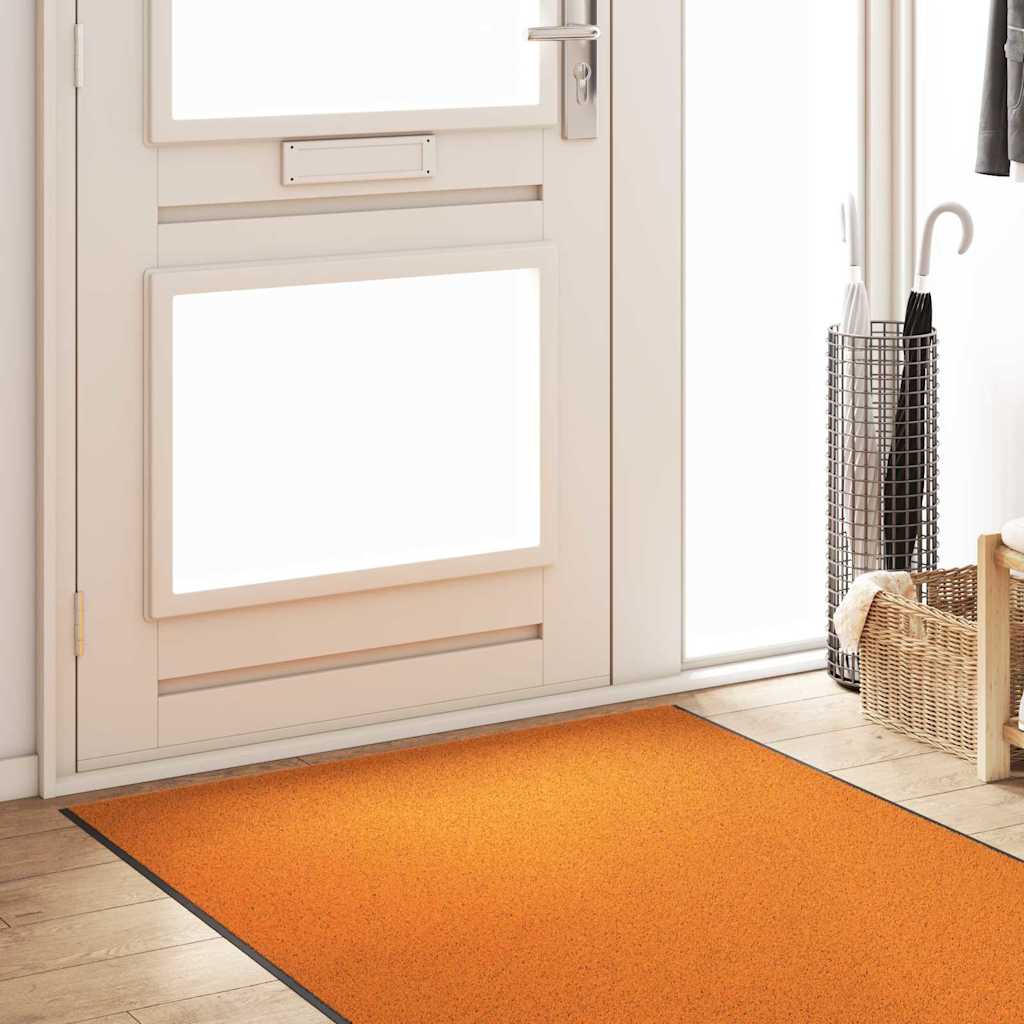 Otirač Ostalo Narančasta i Crna 120 x 400 cm Poliamid i PVC
