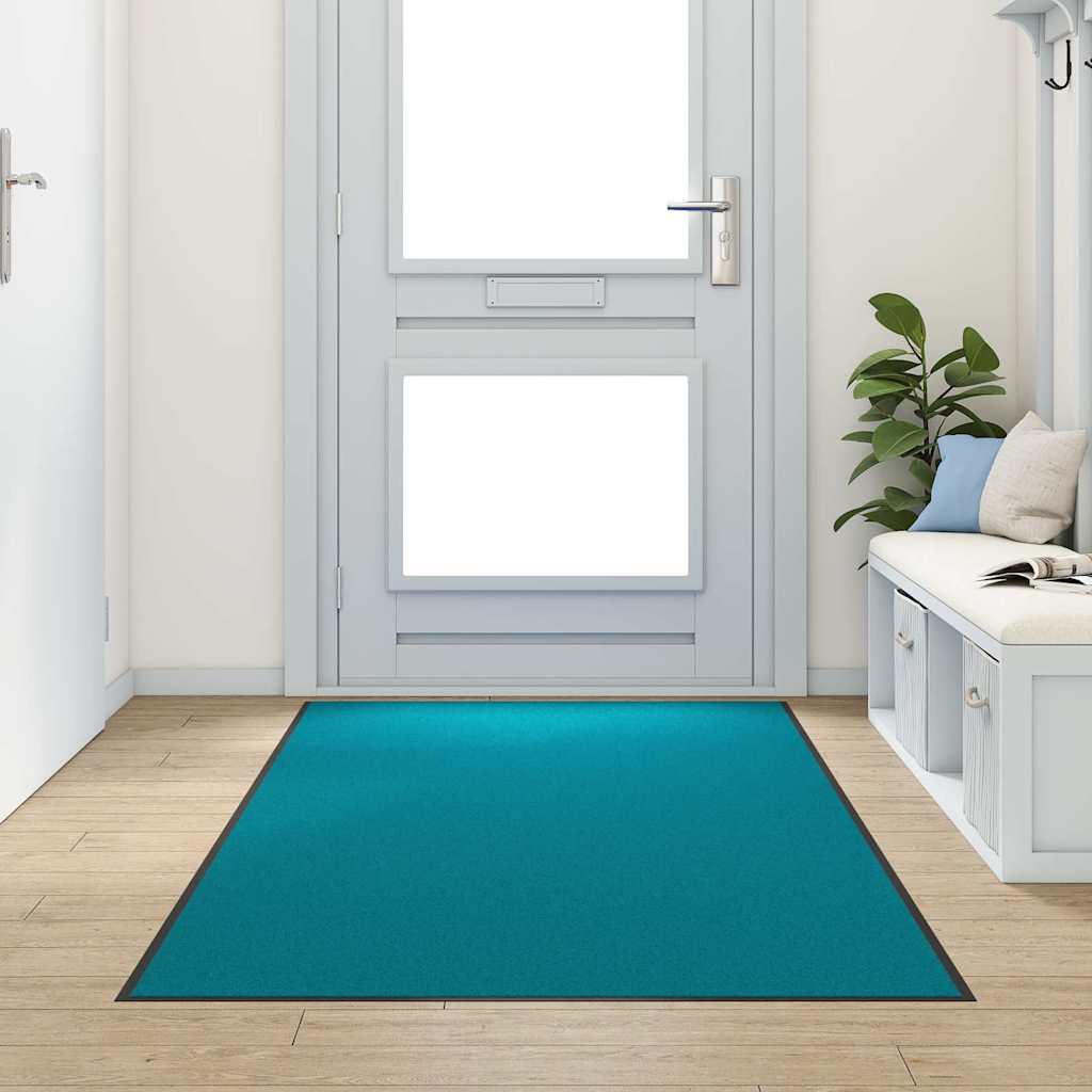 Otirač Ostalo Cijan i crna 120 x 250 cm Poliamid i PVC