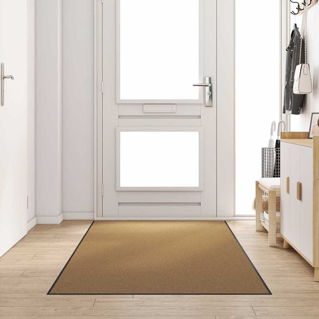 Otirač Ostalo Krem i crna 120 x 300 cm Poliamid i PVC
