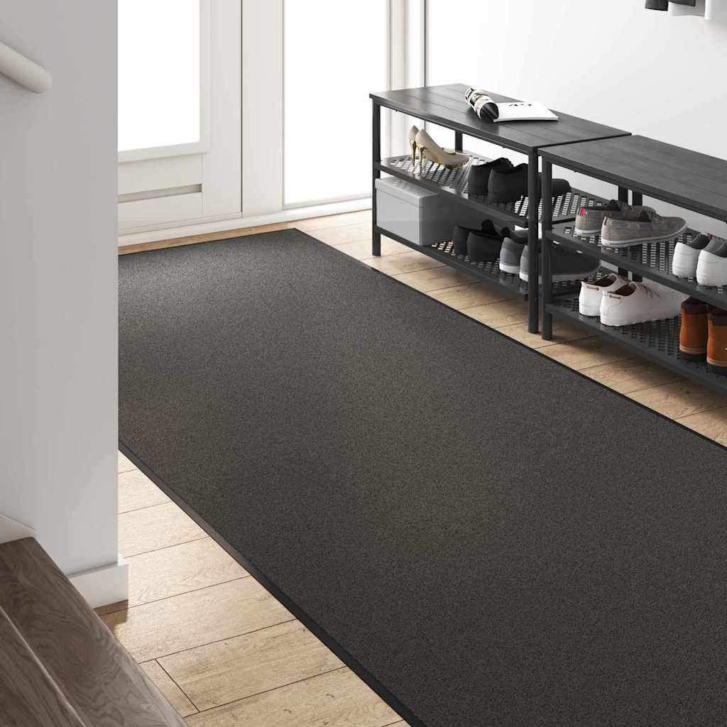 Otirač Antracit i crna 120 x 350 cm 100% poliamid