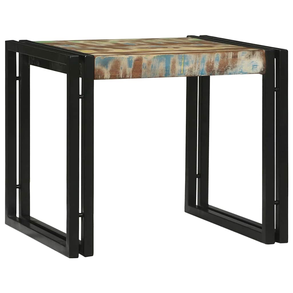 Kava Stol 2 pcs Šareni 48 x 40 x 40 cm Čvrsto drvo iz reciklaže