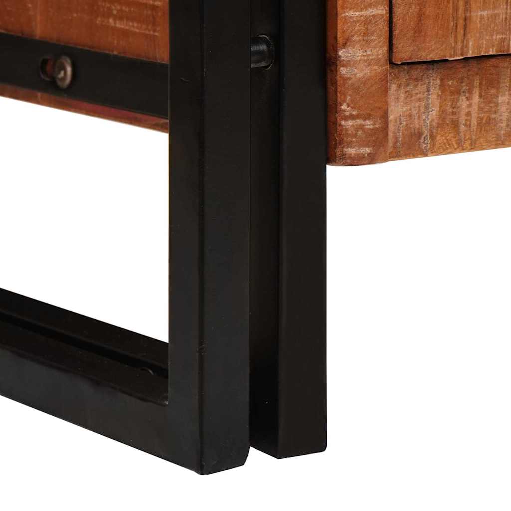Sideboard s vratima Smeđa Čvrsto drvo reciklirano i metal