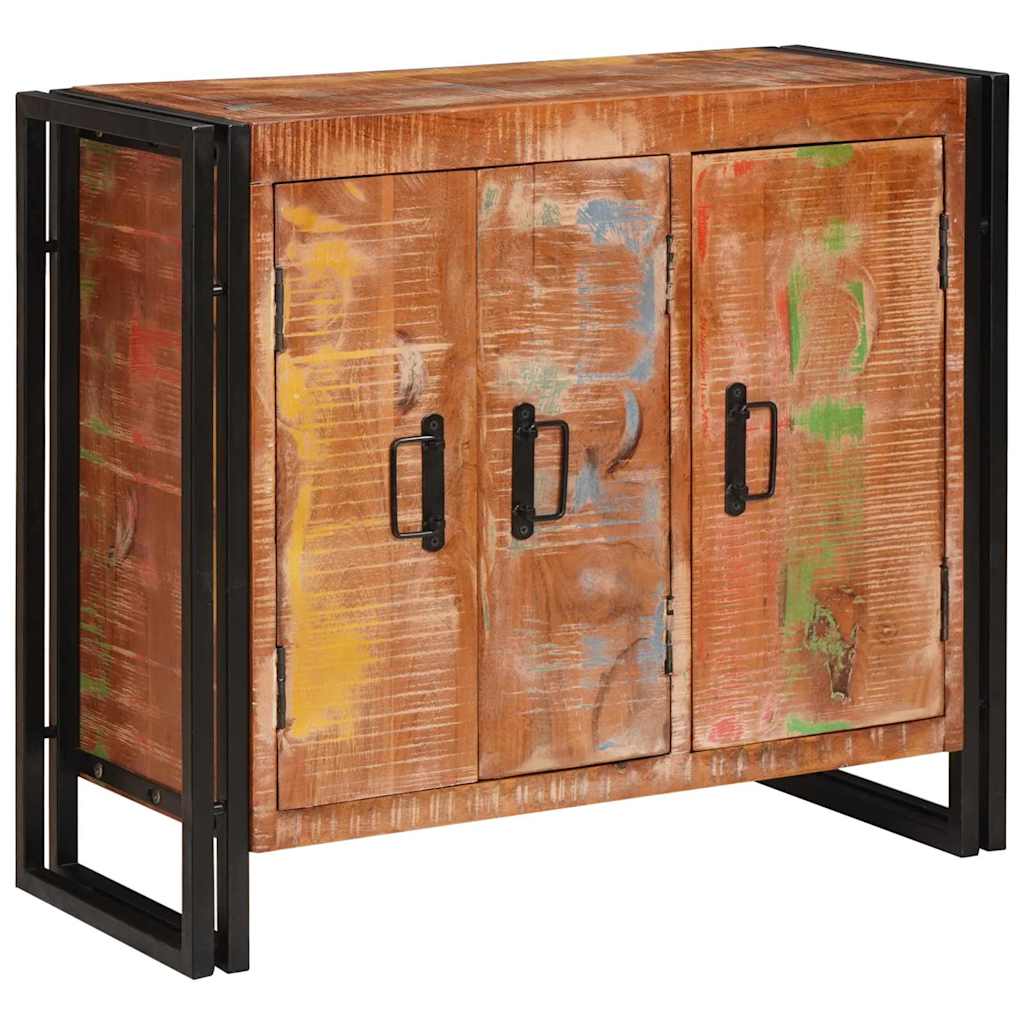 Sideboard s vratima Smeđa Čvrsto drvo reciklirano i metal