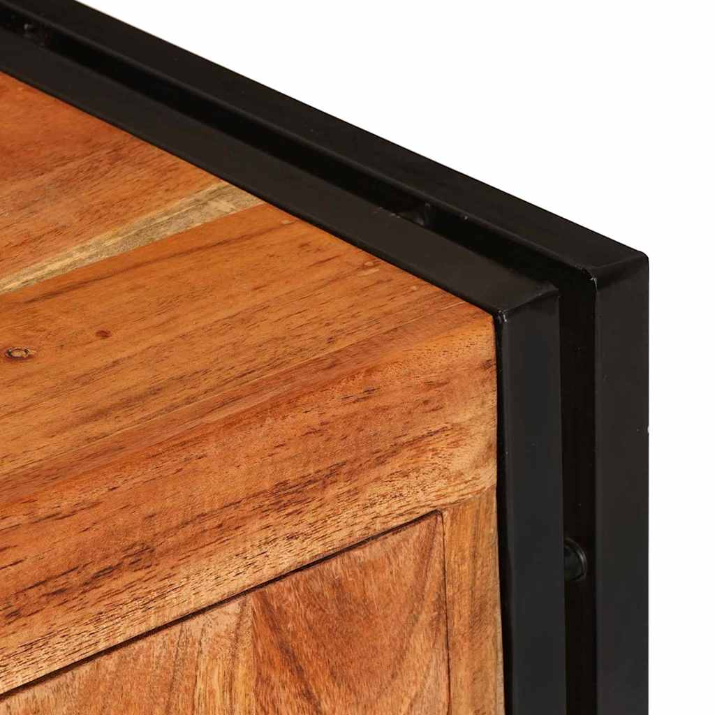 TV ormar Smeđa 120 x 33 x 50 cm Masivno bagremovo drvo
