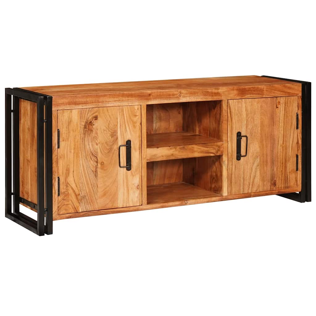 TV ormar Smeđa 120 x 33 x 50 cm Masivno bagremovo drvo