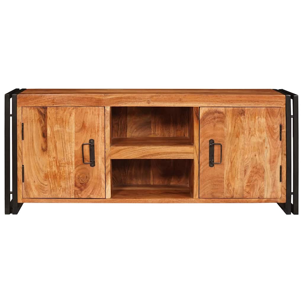 TV ormar Smeđa 120 x 33 x 50 cm Masivno bagremovo drvo