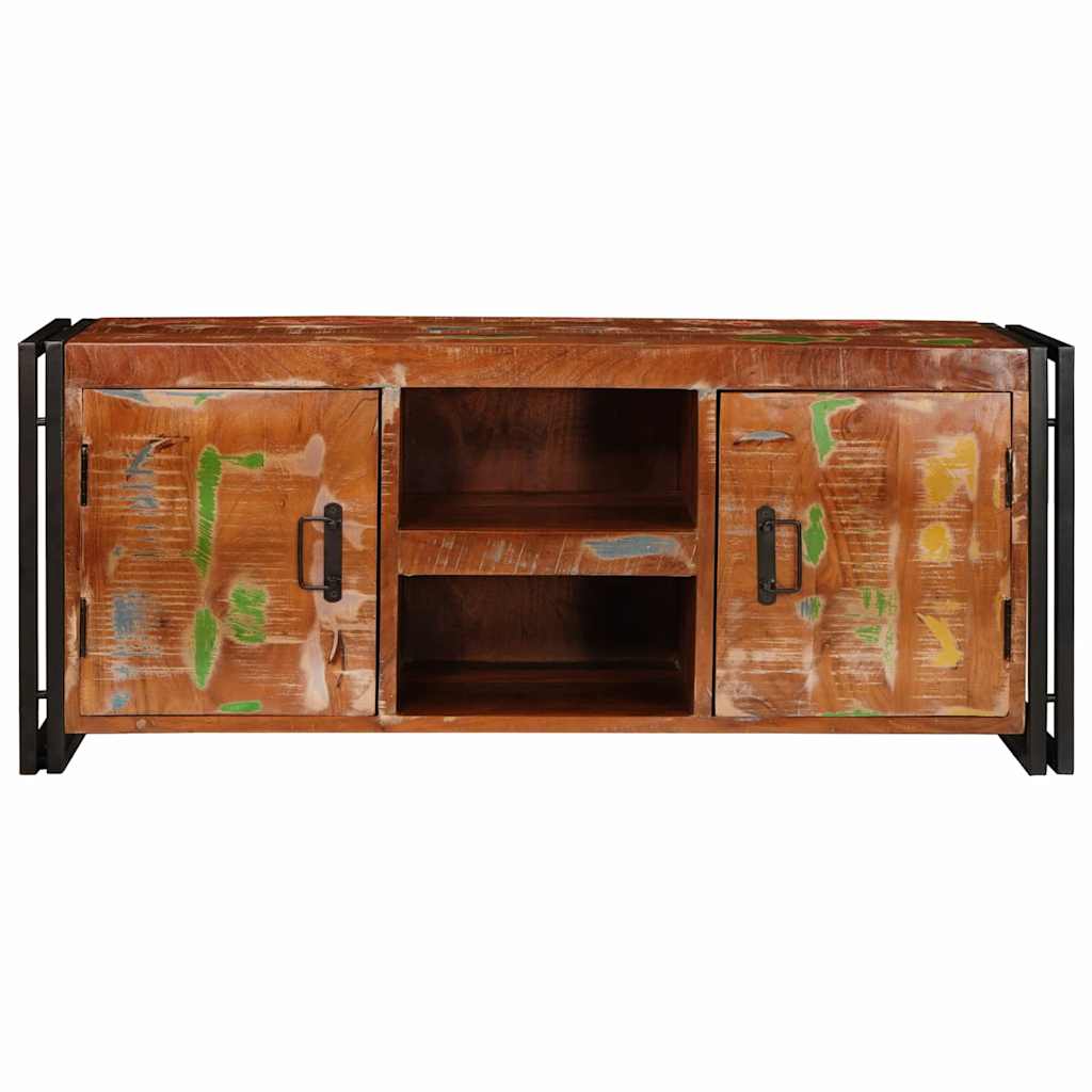 TV ormar Šareni 120 x 33 x 50 cm masivno obnovljeno drvo
