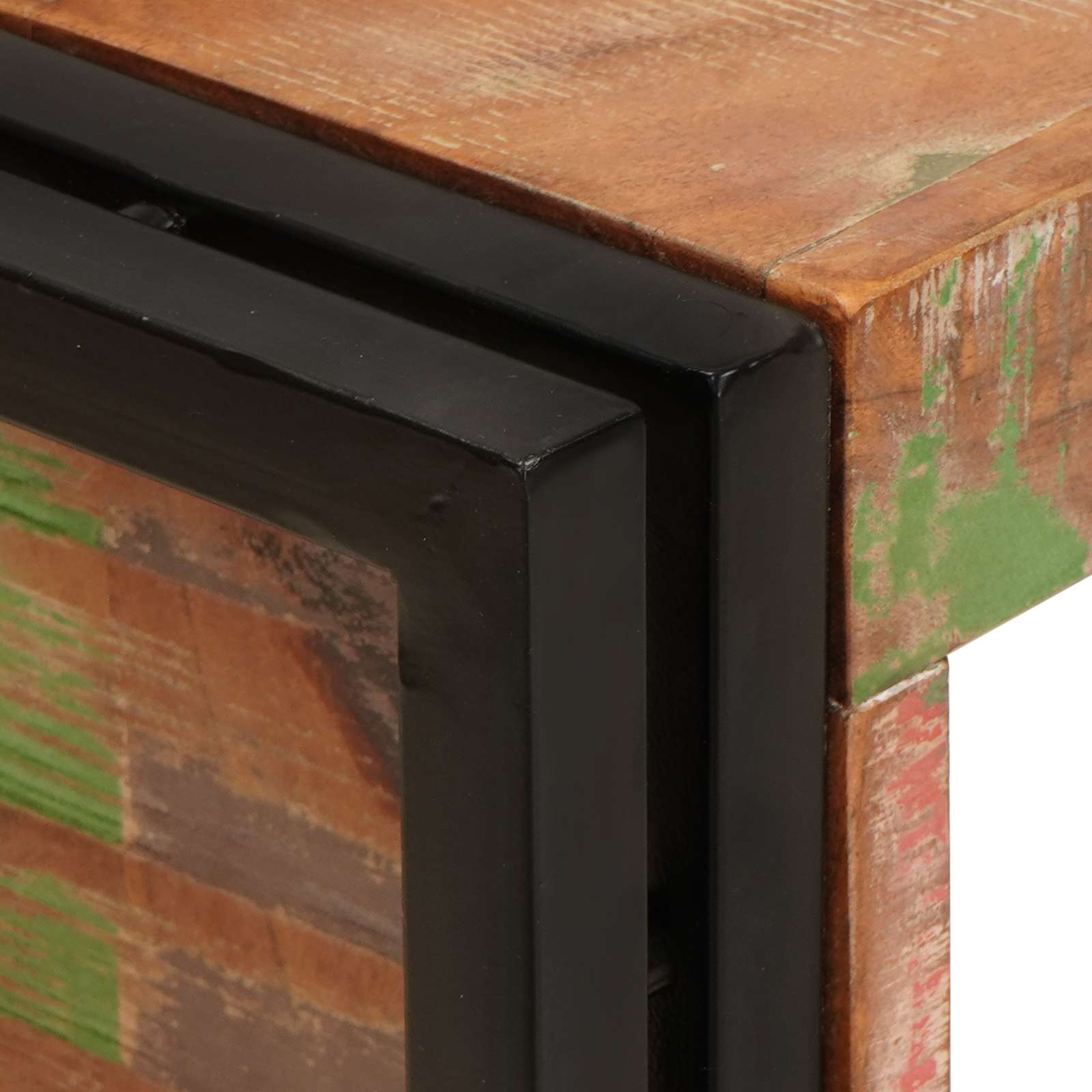 Stalak za vino Smeđa 120 x 45 x 33 cm Čvrsto reciklirano drvo