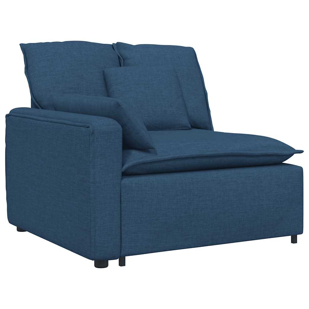 Modularna sofa s jastucima plava