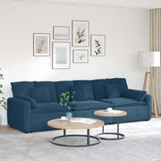 Modularna sofa s jastucima plava