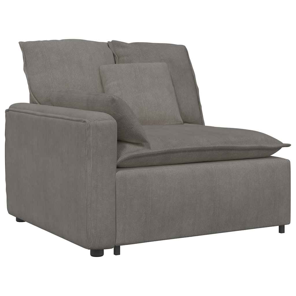 Modularna sofa s jastucima svijetlosiva